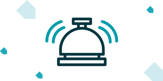 hotel service bell symbolizing support or inquiry