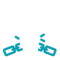 Icon of a broken chain, symbolising freedom, release, or removal of restrictions.